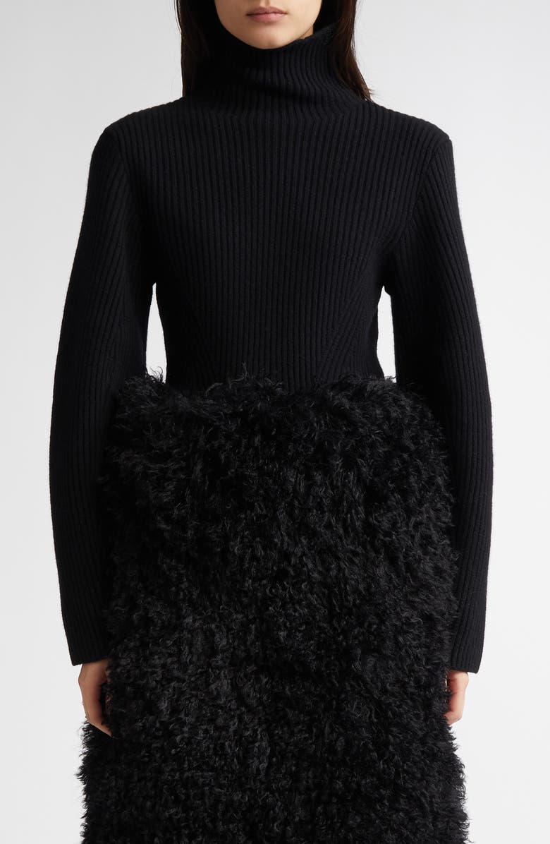 EENK Rib Wool Blend Turtleneck Sweater, Main, color,