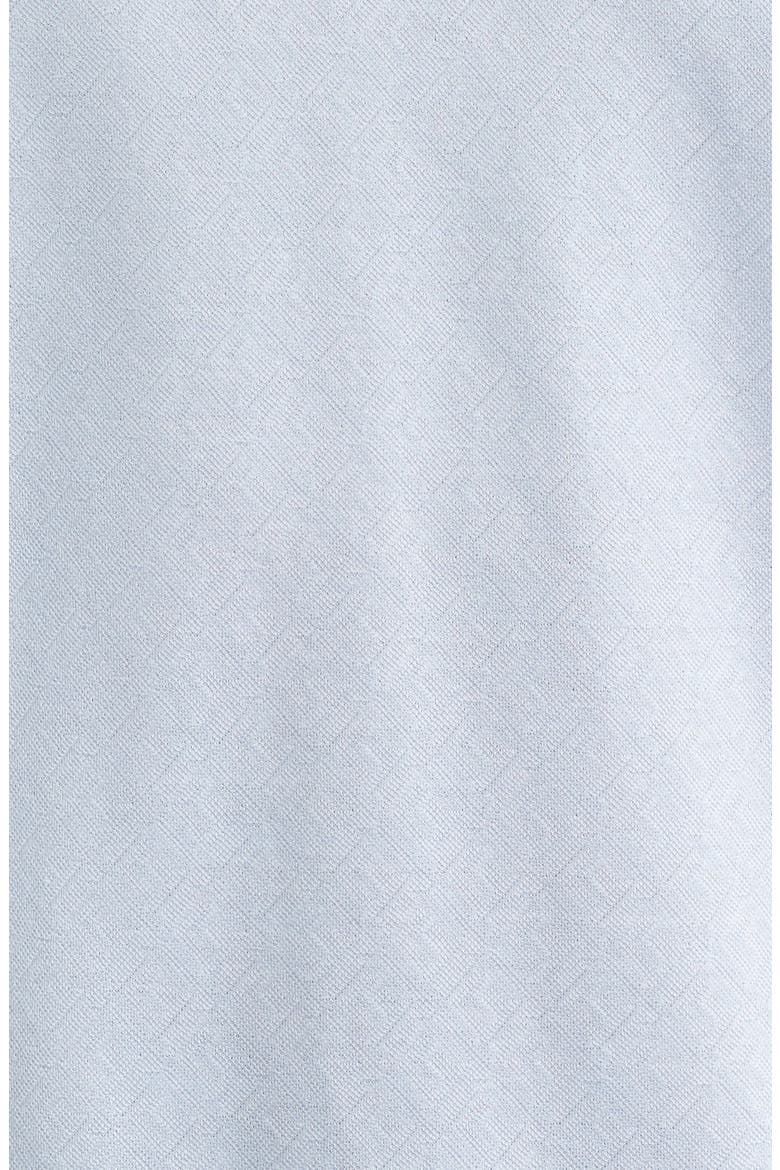 Diamond Piqué Cotton Polo, Alternate, color, ICE