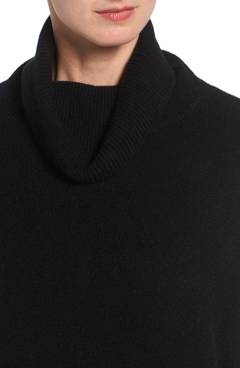 Halogen<sup>®</sup> Knit Cashmere Turtleneck Poncho, Alternate, color, 
