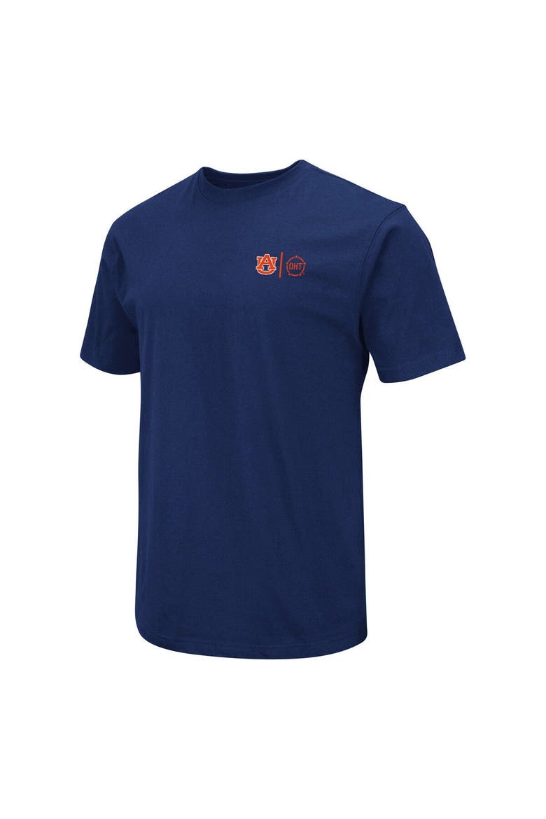Men's Colosseum Navy Auburn Tigers OHT Military Appreciation T-Shirt, Alternate, color, Navy