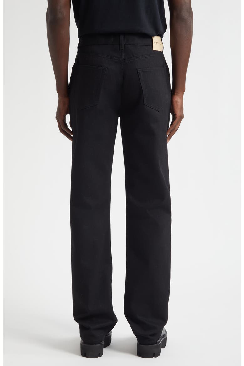 Ozzy Straight Leg Jeans, Alternate, color, BLACK