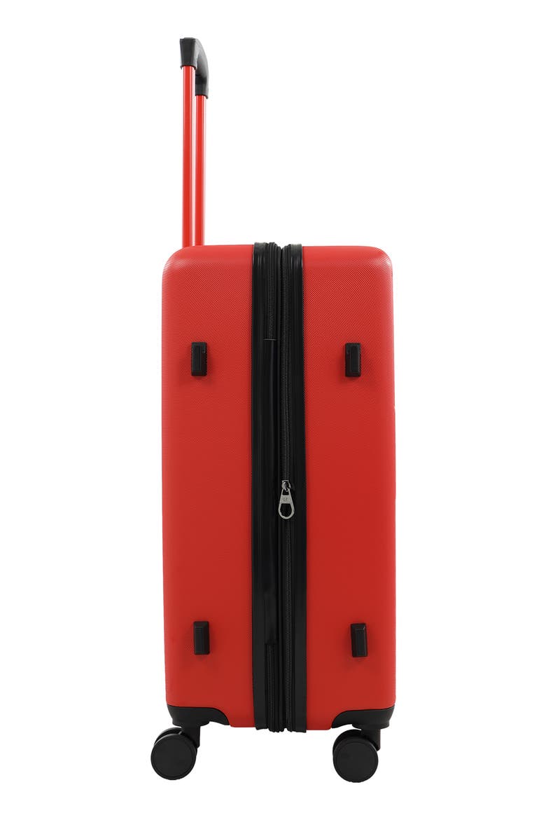 25-Inch Hardside Spinner Suitcase, Alternate, color, RED
