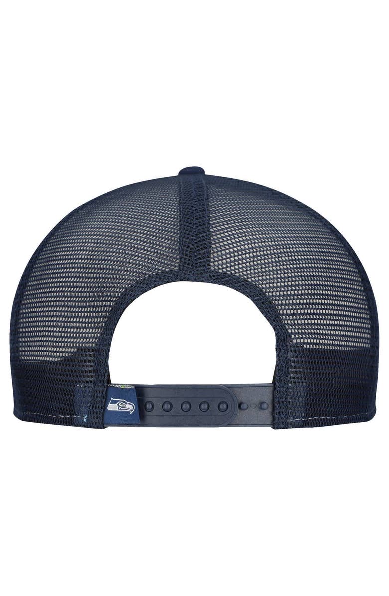 New Era Men's New Era Neon Green/College Navy Seattle Seahawks Outdoor Split Panel 9FIFTY Snapback Hat, Alternate, color, Neon Green