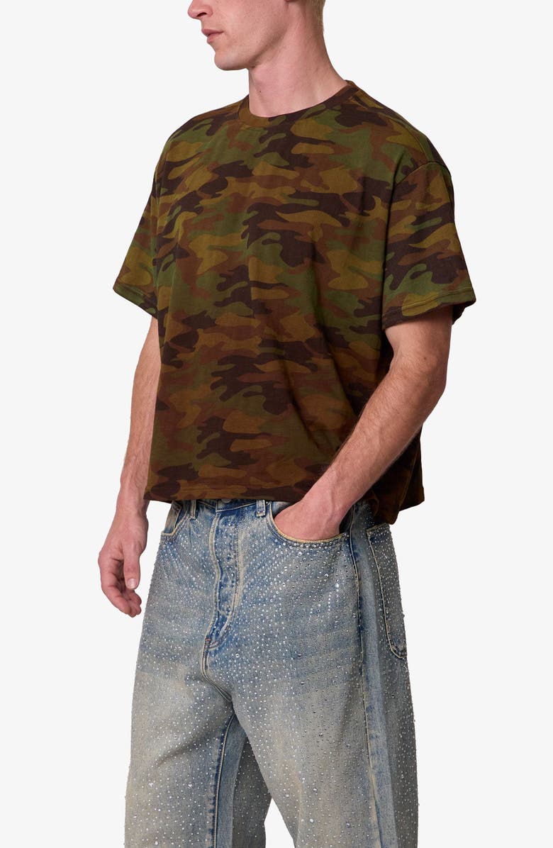 mnml Camo Print Slub T-Shirt, Alternate, color, Camo