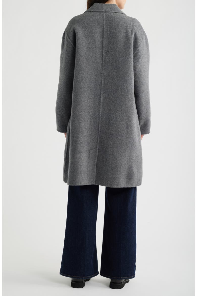 Long Wool Coat, Alternate, color, ASH