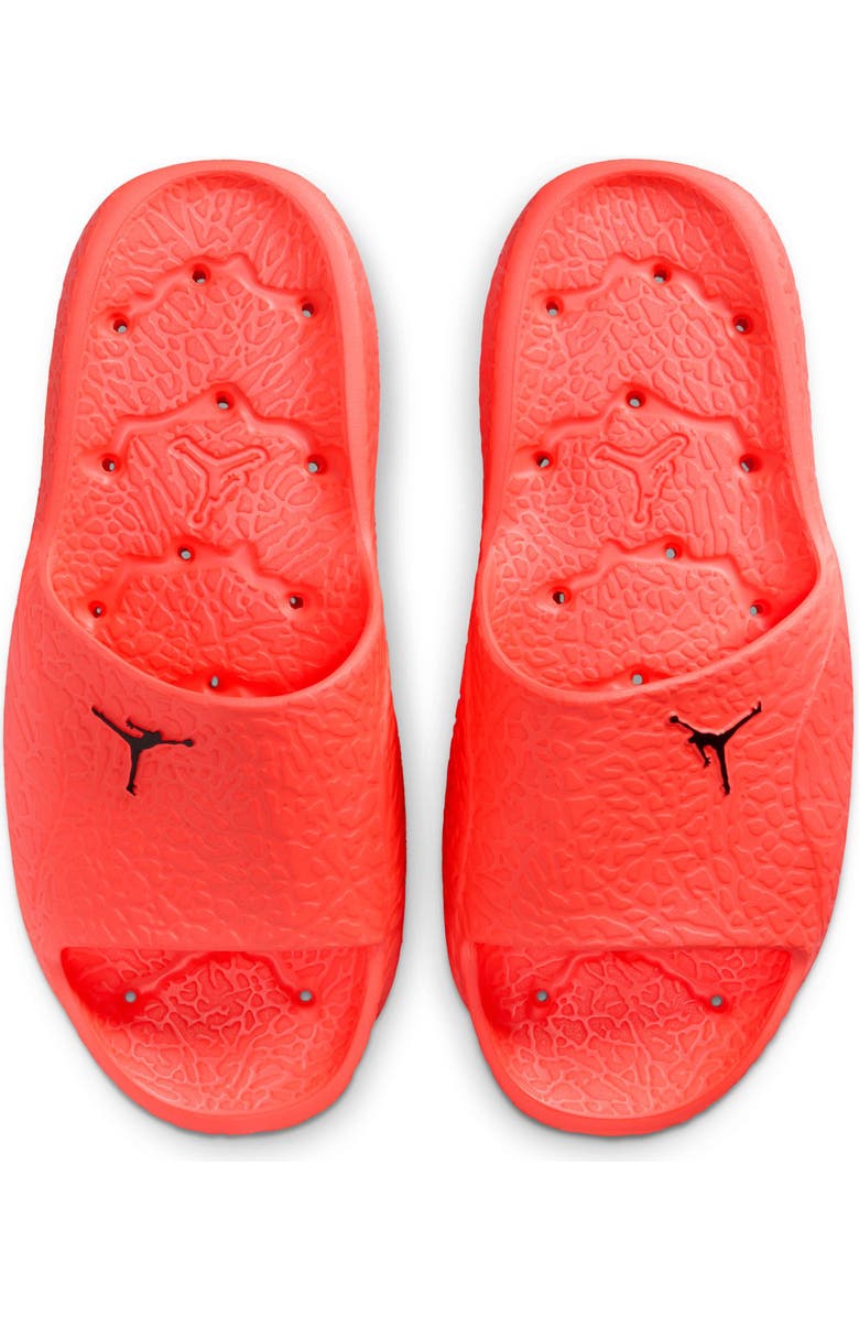 Jordan Franchise Shower Slide, Alternate, color, Hot Lava/ Black