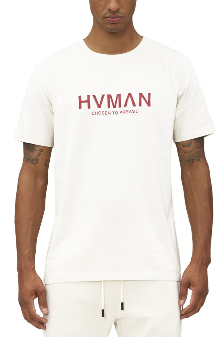 Regular Fit Logo Crewneck Cotton T-Shirt, Main, color, CREAM