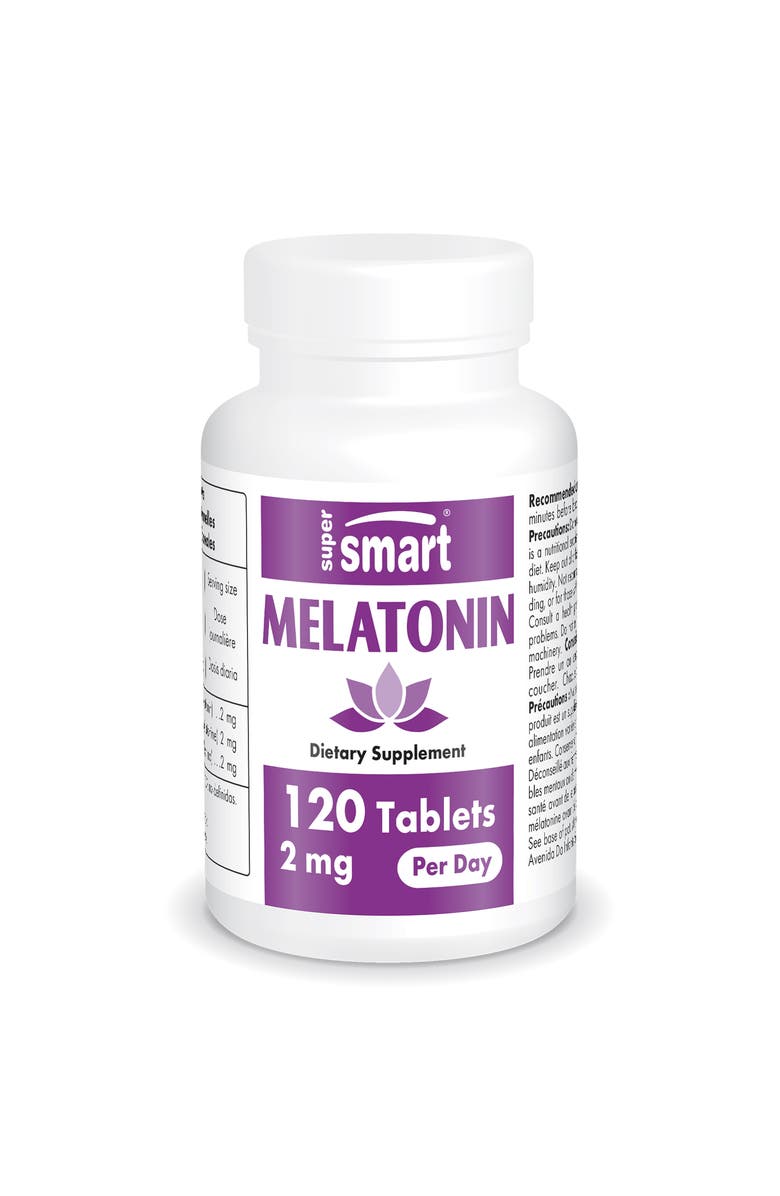 SuperSmart Melatonin 2mg per Day, Main, color, NO COLOR