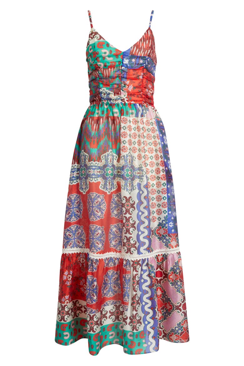 Dawn Maxi Dress, Alternate, color, RED MULTI
