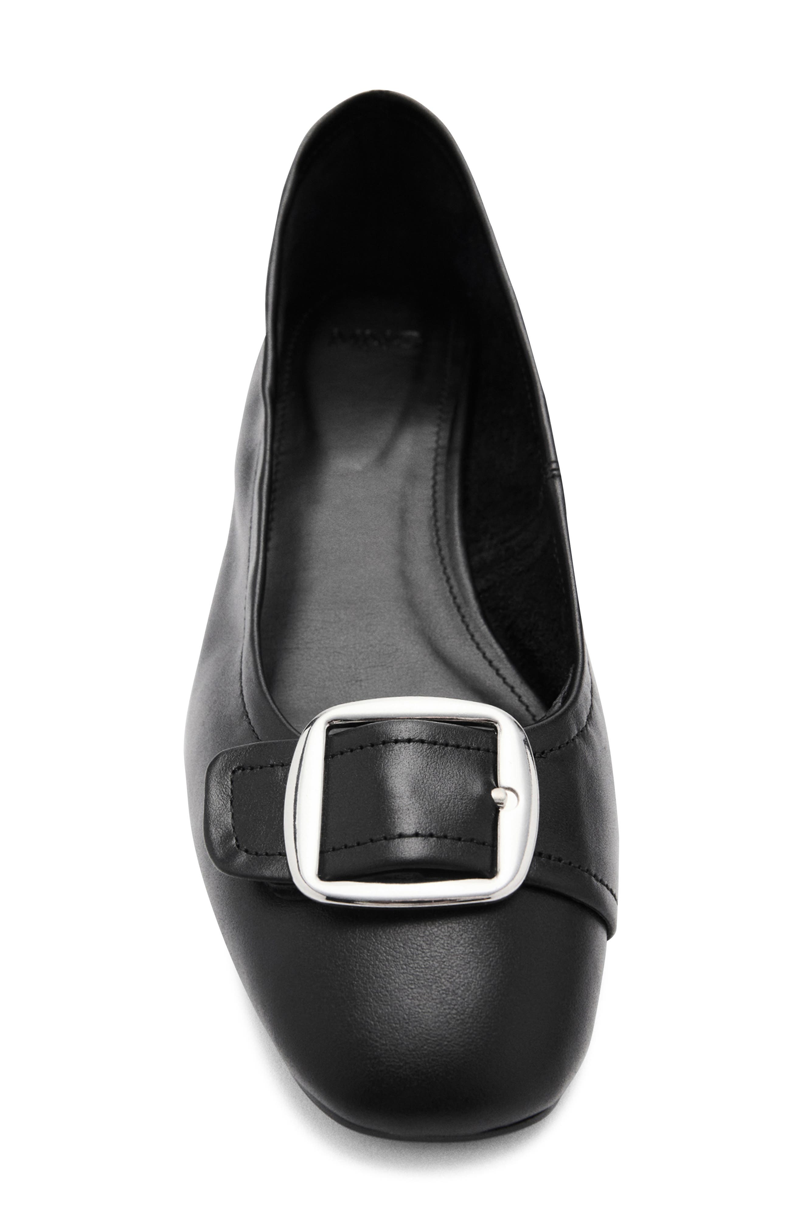 MANGO Buckle Pump, Alternate, color, Black