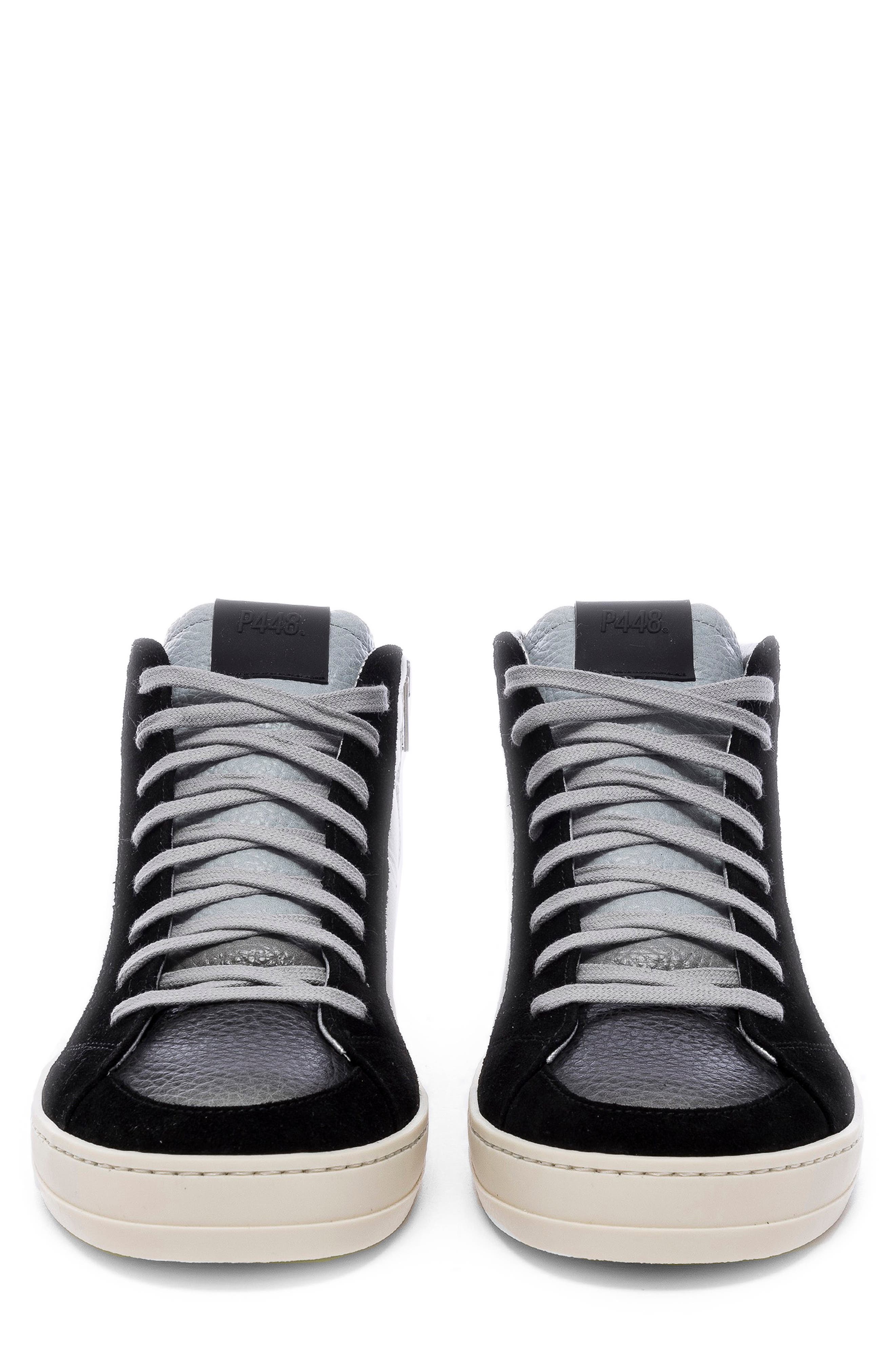 Skate High Top Sneaker, Alternate, color, REFLE/YEL