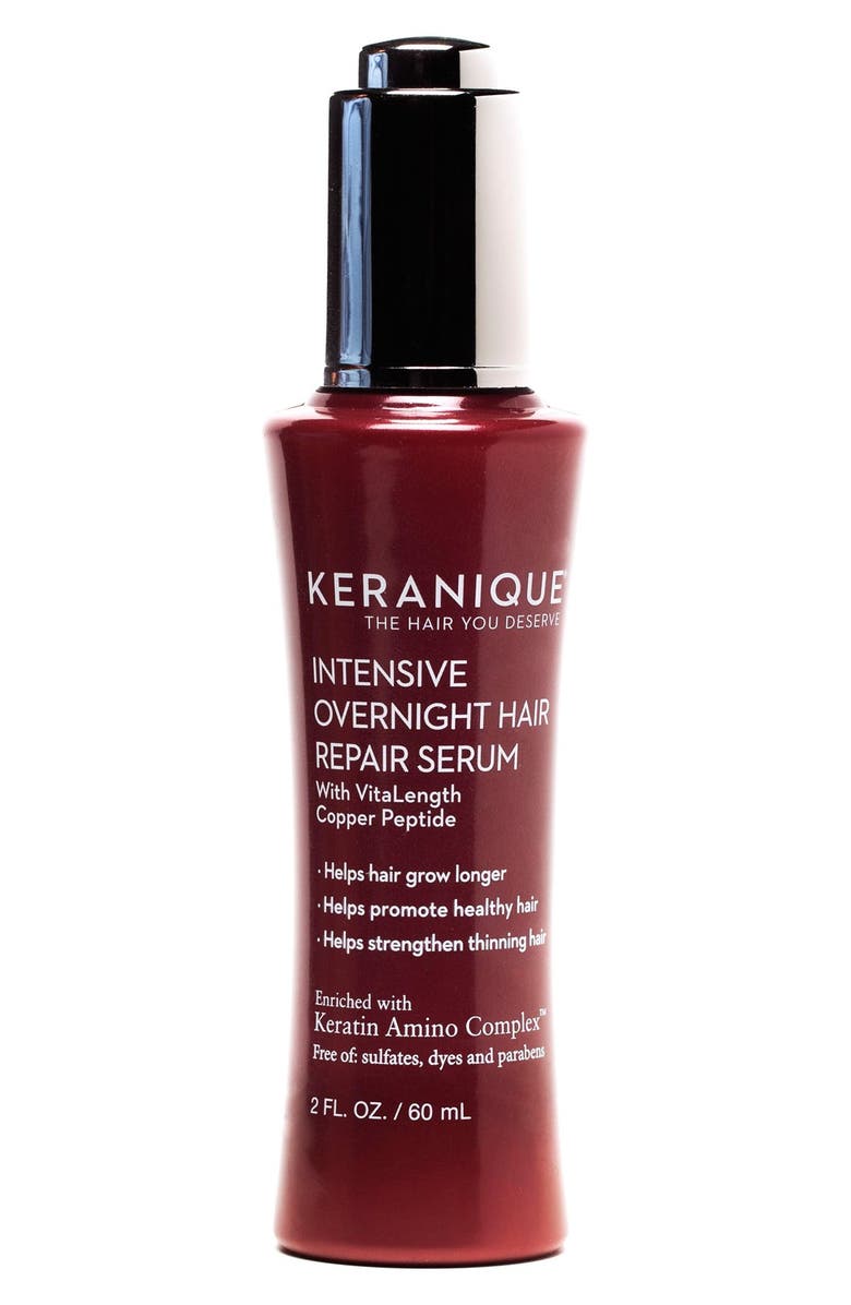 Keranique Intensive Overnight Hair Repair Serum, Alternate, color,