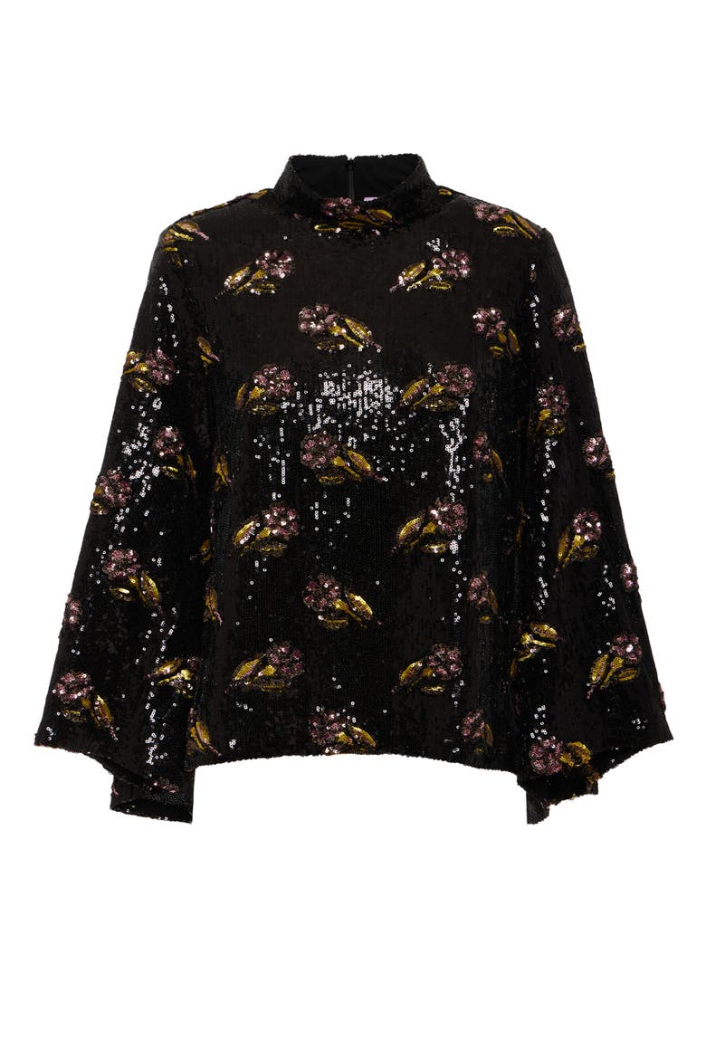 Make An Exit Top, Alternate, color, Mayfair Paillettes Black