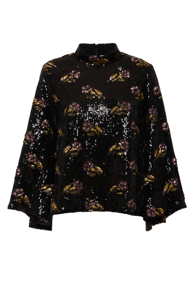 La DoubleJ Make An Exit Top, Alternate, color, Mayfair Paillettes Black