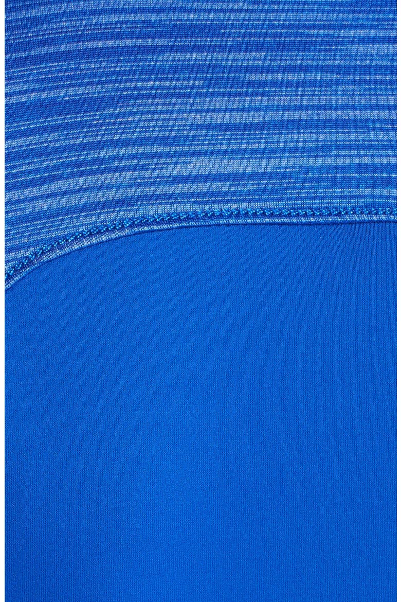 'Qualifier' Quarter Zip Top, Alternate, color, BLUE