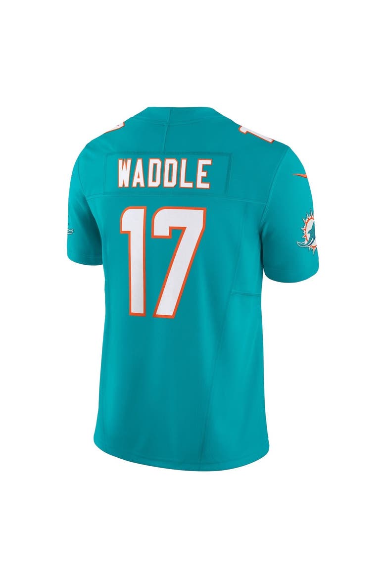 Men's Nike Jaylen Waddle Aqua Miami Dolphins Vapor F.U.S.E. Limited Jersey, Alternate, color, Aqua