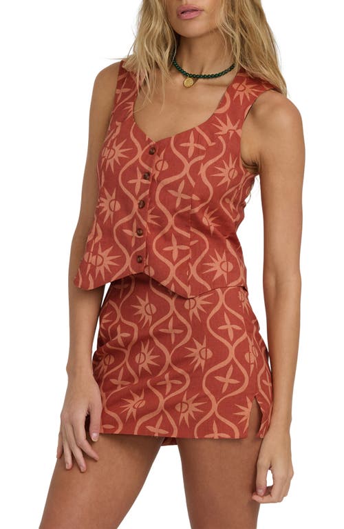 Billabong Sunny Waves Vest In Multi