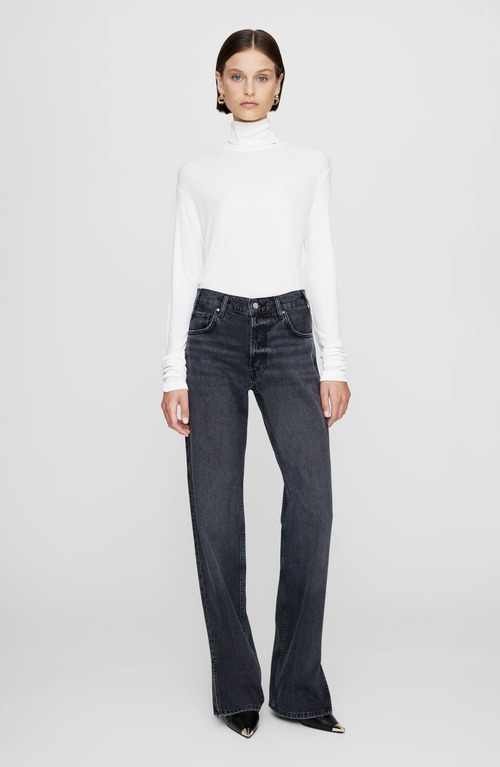 Anine Bing Roy Jean In Shadow Grey In Gray
