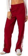 EDIKTED Remy Tie Detail Track Pants