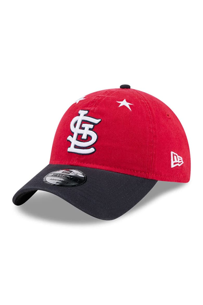 Men's New Era Red/Navy  St. Louis Cardinals 2025 MLB All-Star Game 9TWENTY Adjustable Hat, Alternate, color, Red