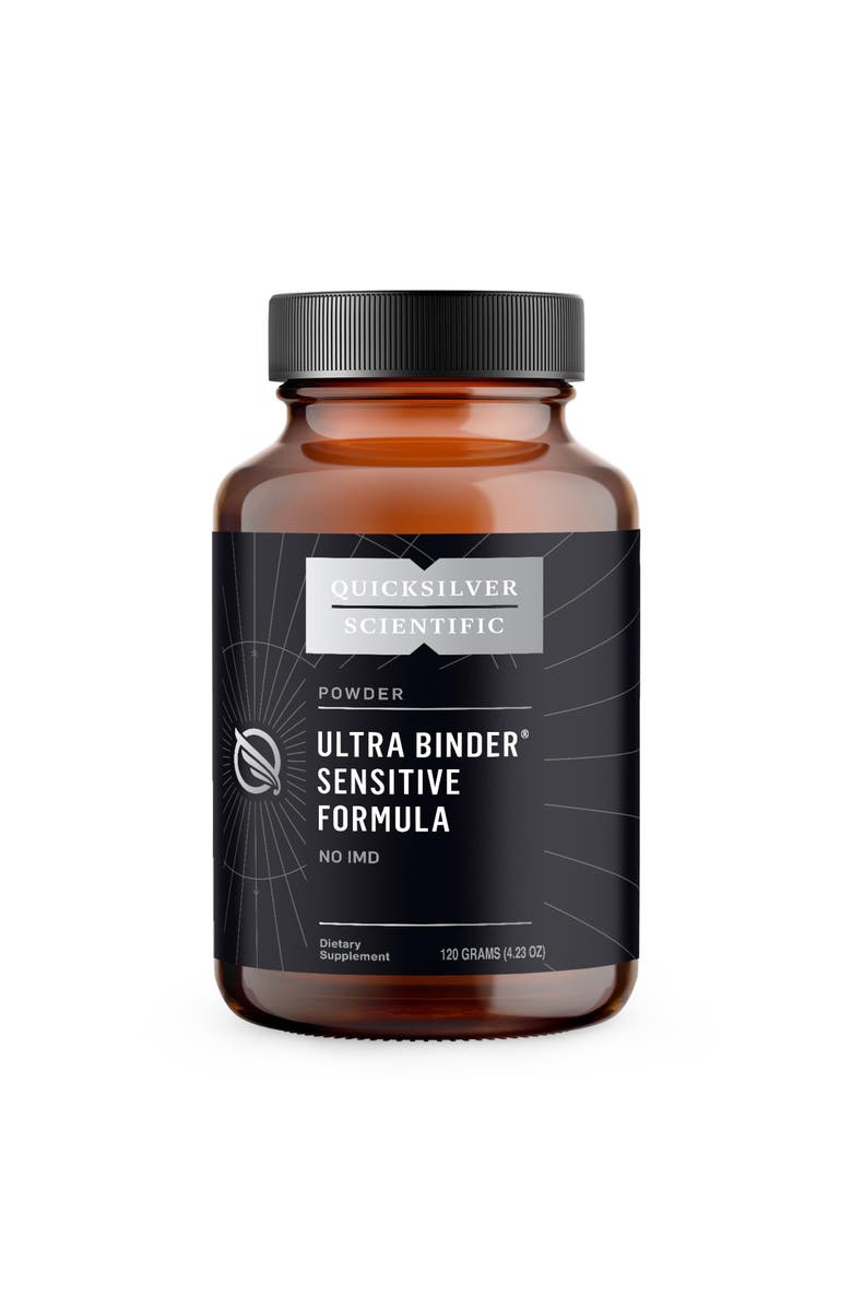 Quicksilver Scientific Ultra Binder Sensitive Formula Gentle Gut Detox Powder, Main, color, NO COLOR