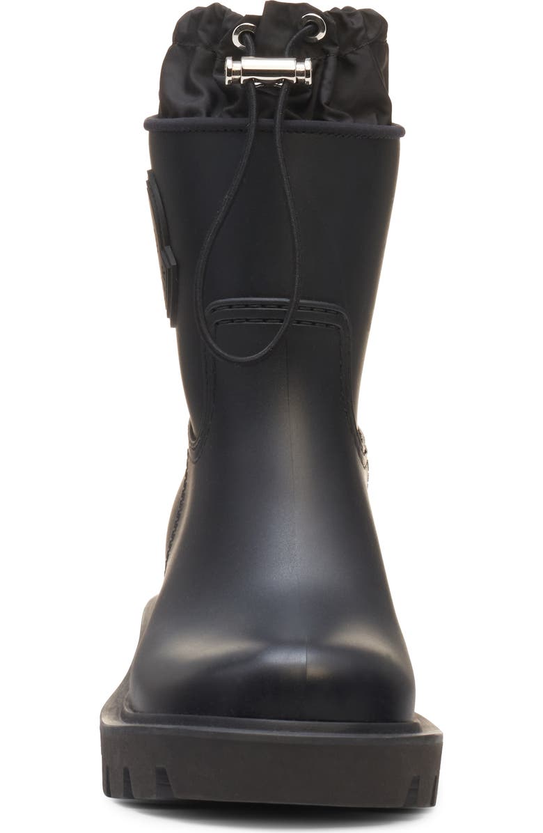 Moncler Kickstream Chelsea Rain Boot, Alternate, color, Black