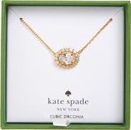 Kate Spade New York cubic zirconia mini pendant necklace