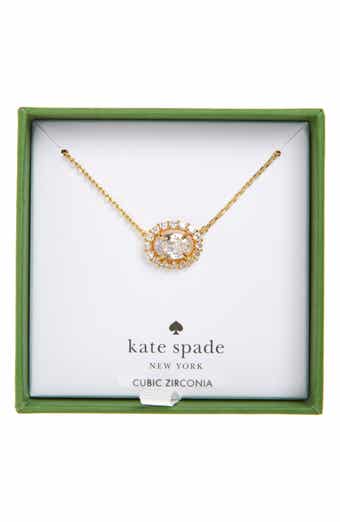 Kate Spade New York cubic zirconia mini pendant necklace