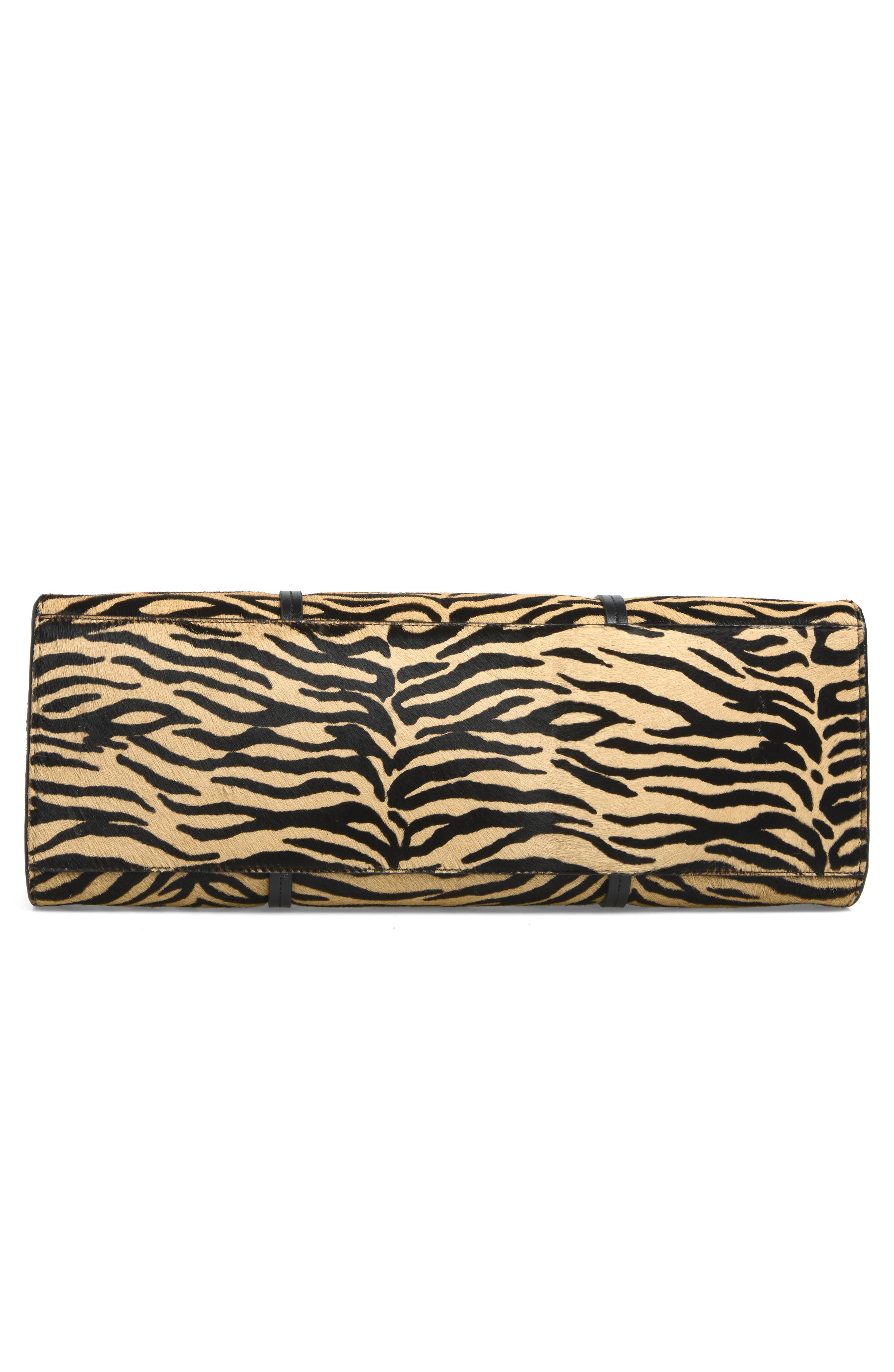 Elena Haircalf Shoulder Bag, Alternate, color, WARM TIGER HAIRCALF