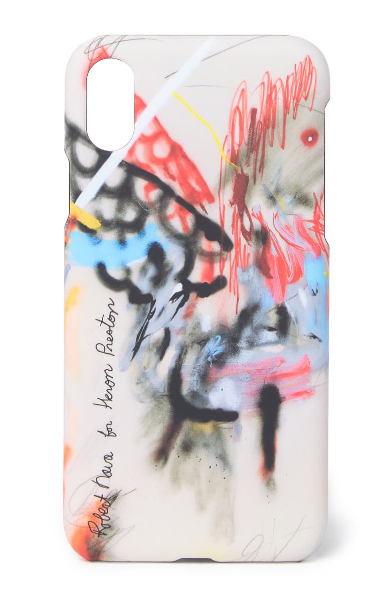 Heron Preston Art Phone Case, Main, color, 