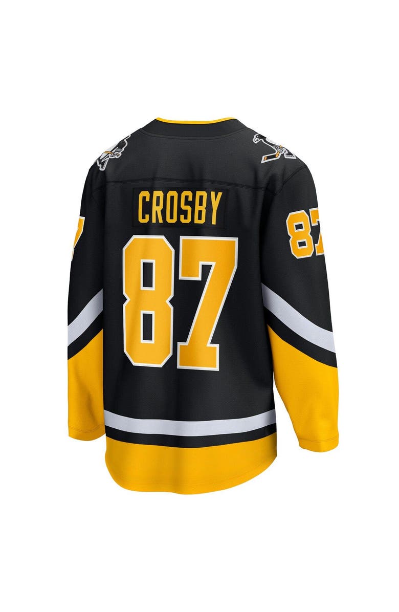 FANATICS Men's Fanatics Sidney Crosby Black Pittsburgh Penguins 2021/22 Alternate Premier Breakaway Player Jersey, Alternate, color, 
