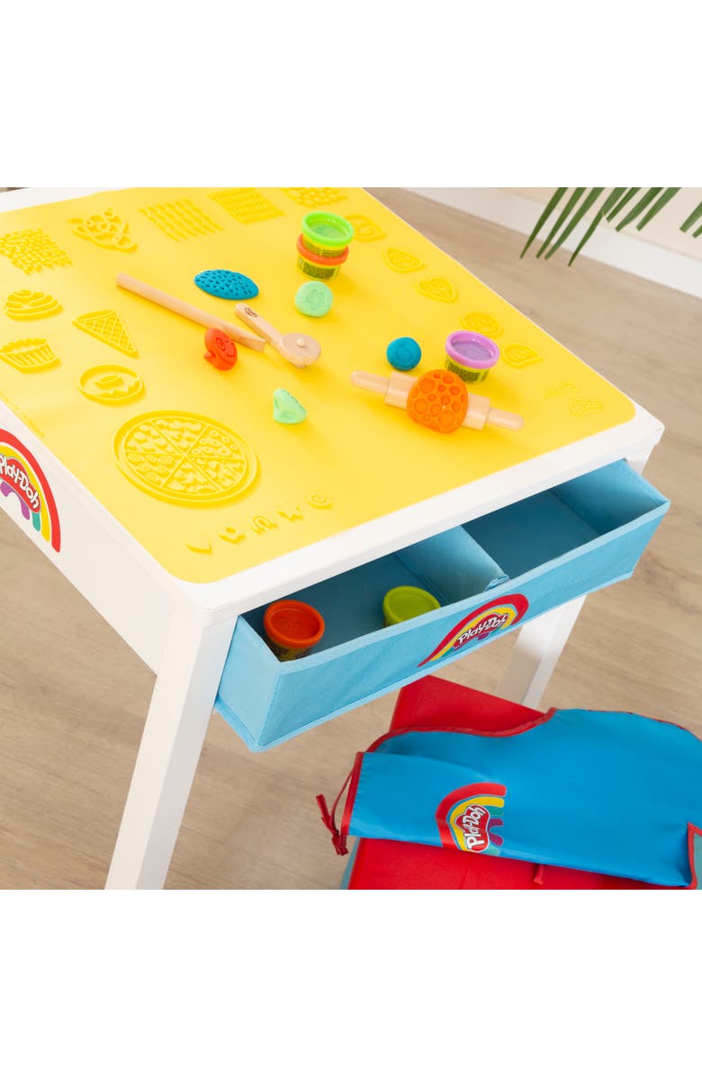 PLAY-DOH Playdoh Creative Craft Table Art Station With Storage, 6 Containers & Tools, 3+, Alternate, color, Multicolored