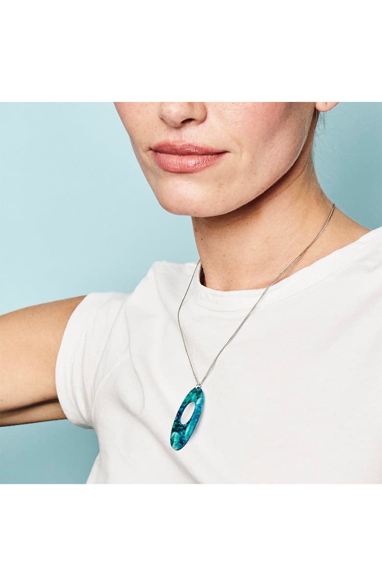 Toolally Hepworth Pendant - Blue & Green Lava, Alternate, color, Blue & Green Lava