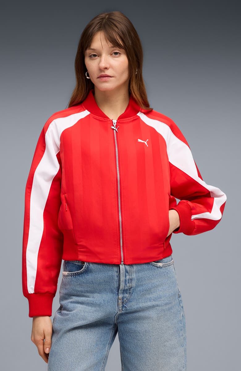 PUMA Future Archive Bomber Jacket, Alternate, color, 