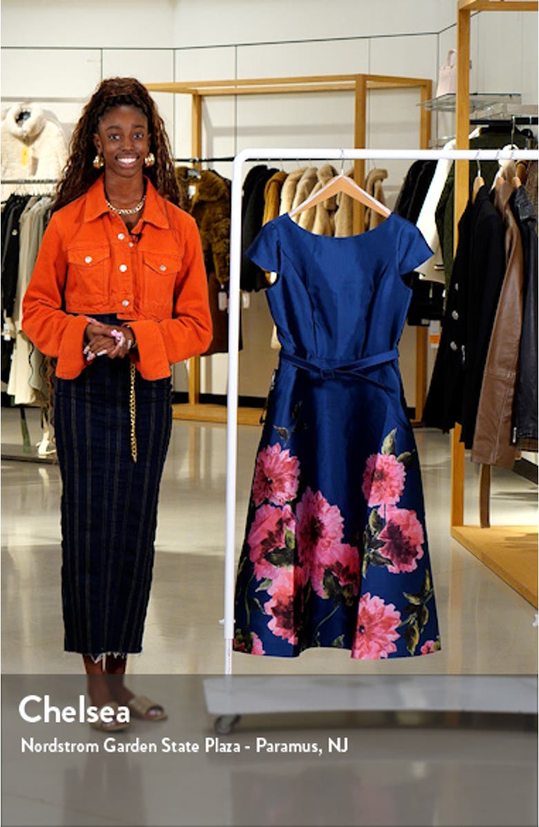 Ina Belted Cocktail Dress, sales video thumbnail