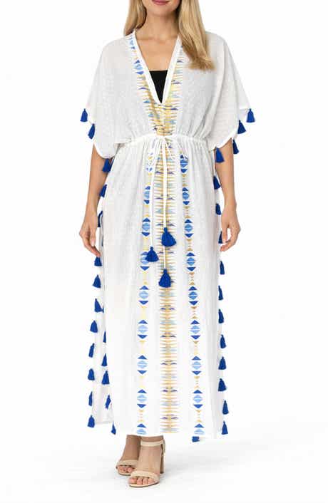RANEES Long Caftan Cover-Up