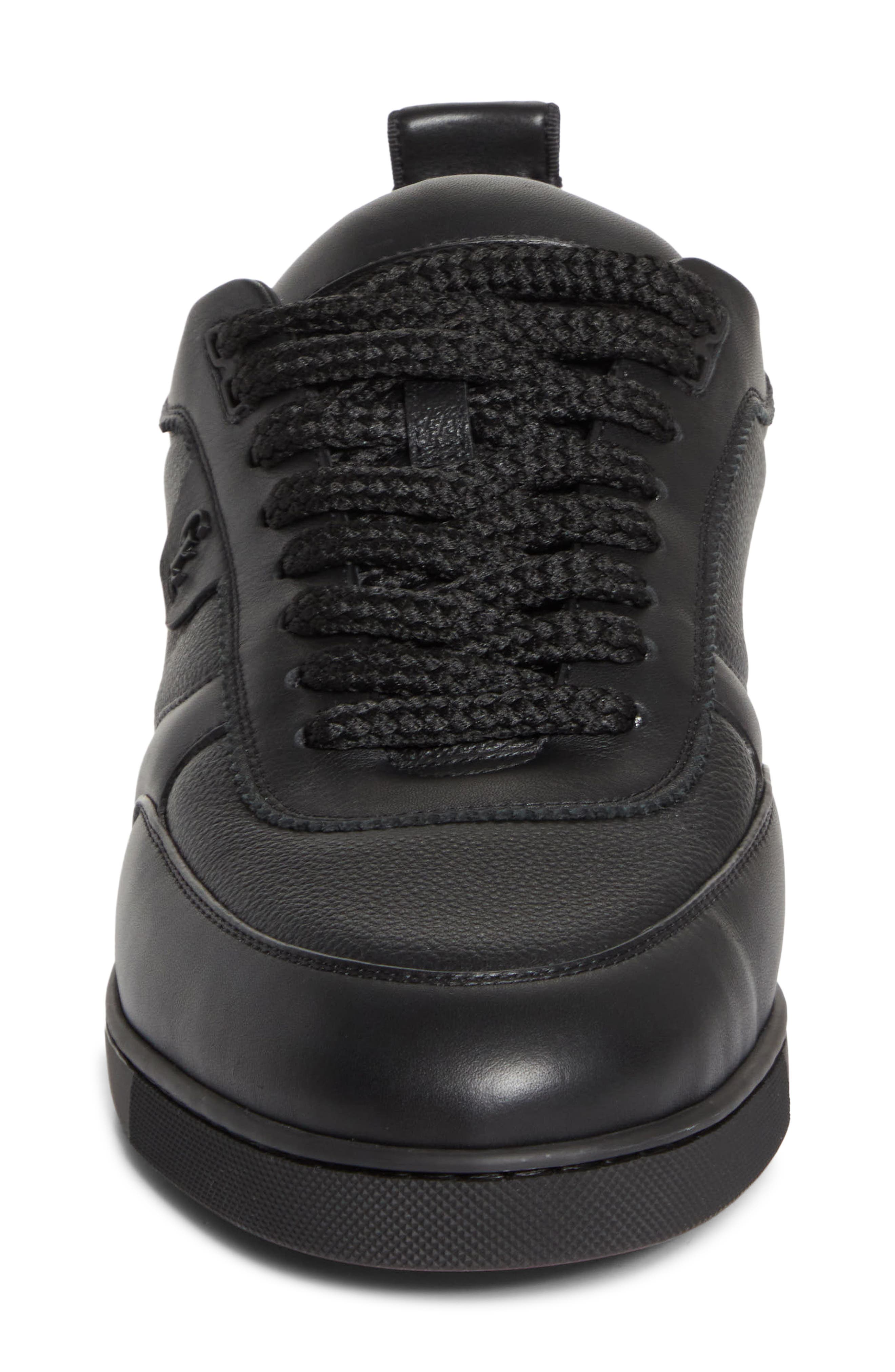 Christian Louboutin SK VI Low Top Sneaker, Alternate, color, Bk01-Black