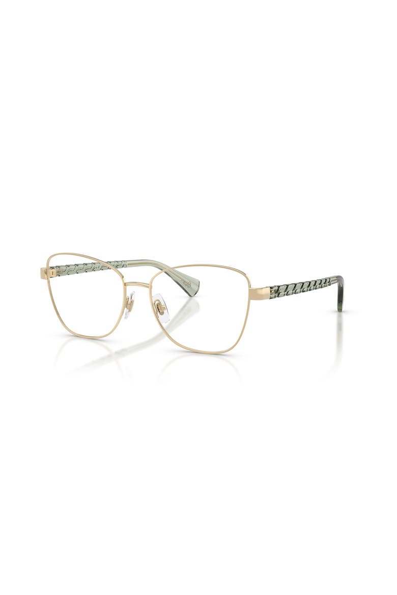 53mm Irregular optical glasses, Main, color, Gold/ Brown