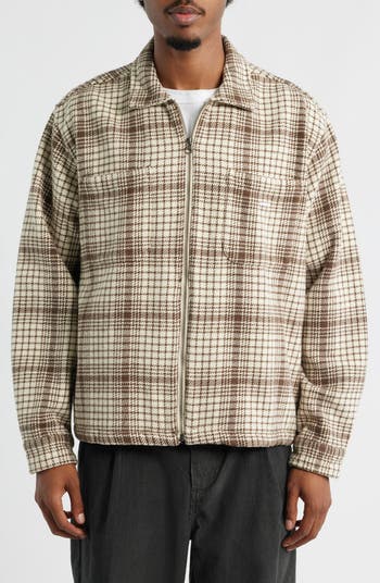 Obey Parker Cotton Zip-Up Shirt Jacket | Nordstrom