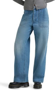 Lee Patch Pocket Slouchy Cotton & Linen Jeans