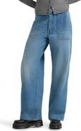 Lee Patch Pocket Slouchy Cotton & Linen Jeans