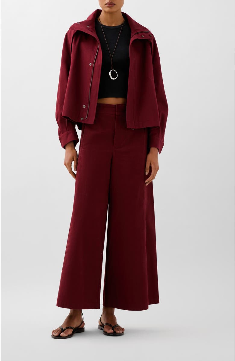 Scalpers Choussy Summer  Pant, Alternate, color, Burgundy