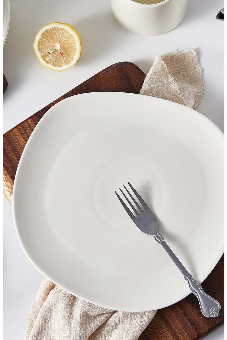 Delilah Porcelain 6-Piece Dinner Plate Set, Alternate, color, Lime Green