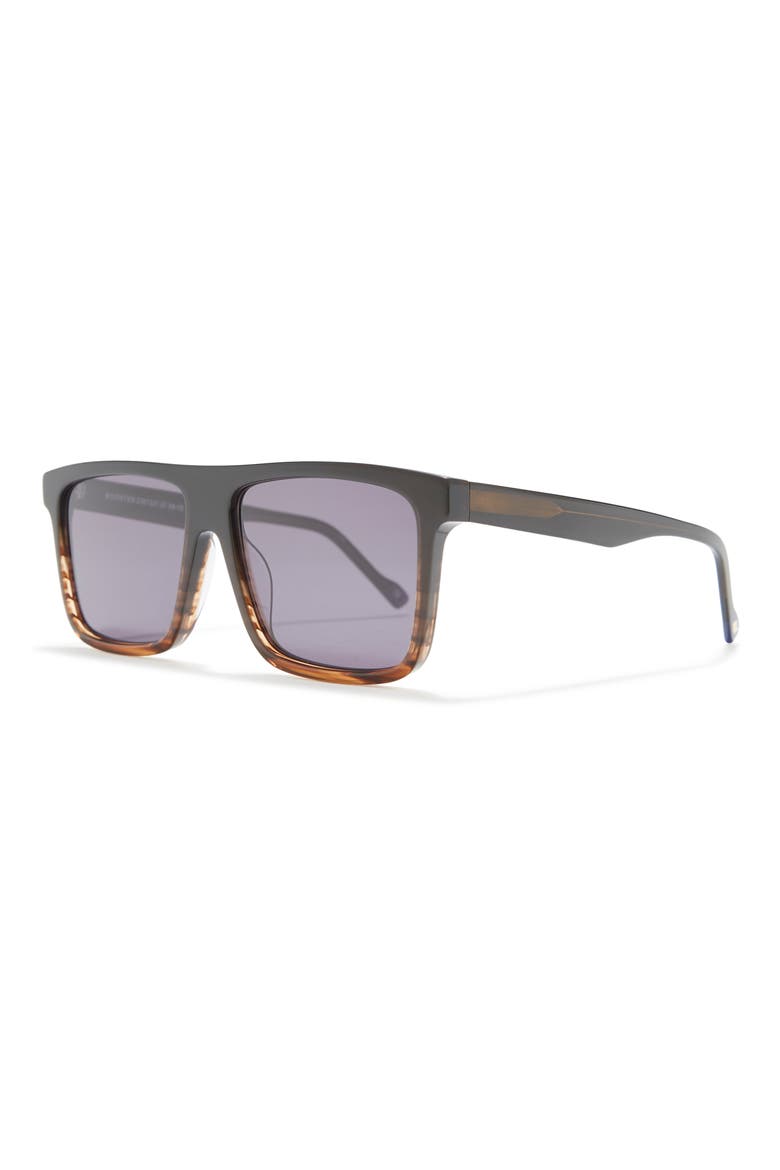 Le Specs 58mm Booster Rectangle Sunglasses | Nordstromrack