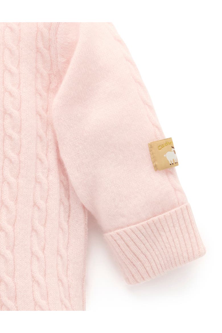 Baby Girl Cashmere Jumper, Alternate, color, Pale Pink Melange