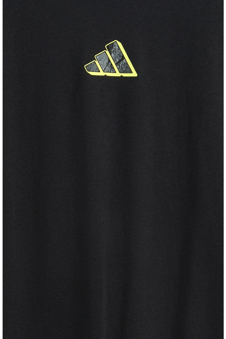 Kids' Rock Camo Long Sleeve Graphic T-Shirt, Alternate, color, BLACK
