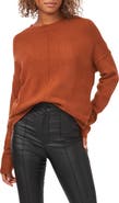 Vince Camuto Exposed Seam Crewneck Sweater