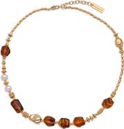 EYE CANDY LOS ANGELES Georgina Beaded Necklace
