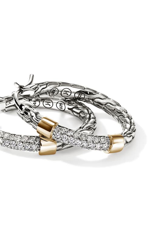 JOHN HARDY JOHN HARDY JH ESSENTIALS 14K GOLD HOOP EARRINGS, 23MM