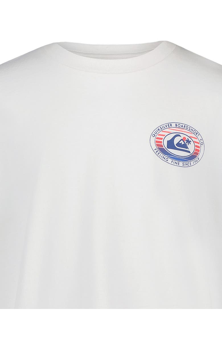 Quiksilver Kids' Oval Stamp Graphic Tee, Alternate, color, White